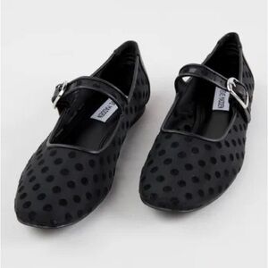 Steve Madden Black Polka Dot Flats